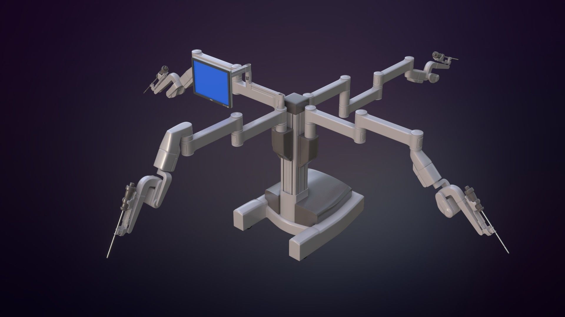 Hospital Set - Medical Equipments 3D model_25