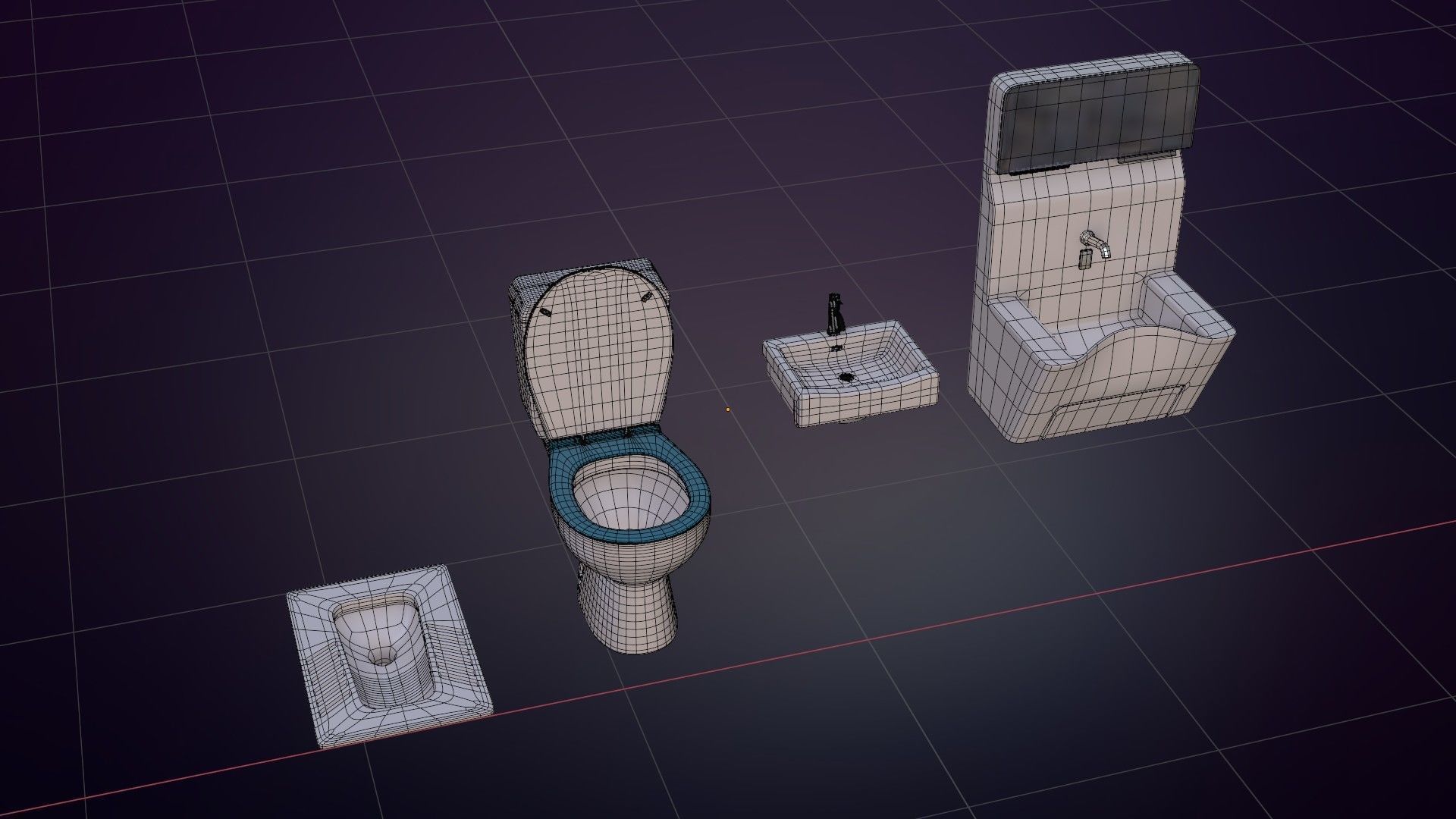 Hospital Set - Medical Equipments 3D model_29