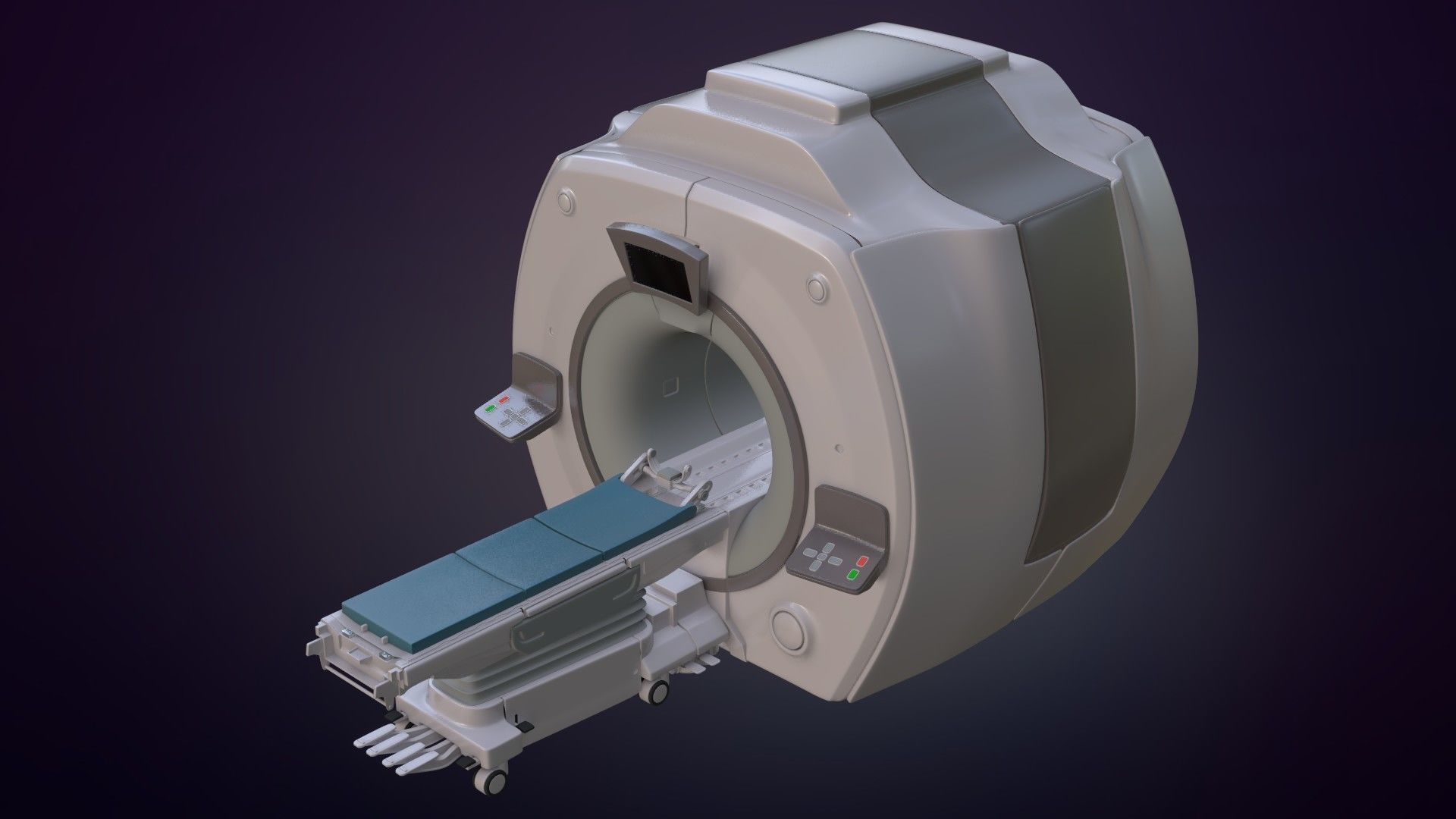 Hospital Set - Medical Equipments 3D model_2