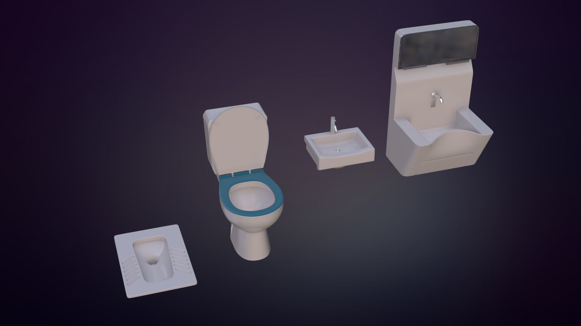 Hospital Set - Medical Equipments 3D model_28