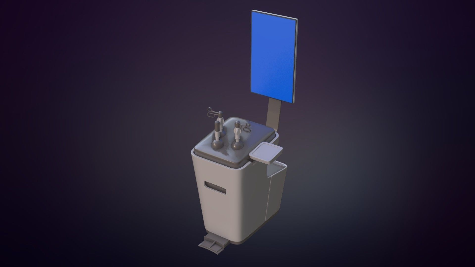 Hospital Set - Medical Equipments 3D model_42