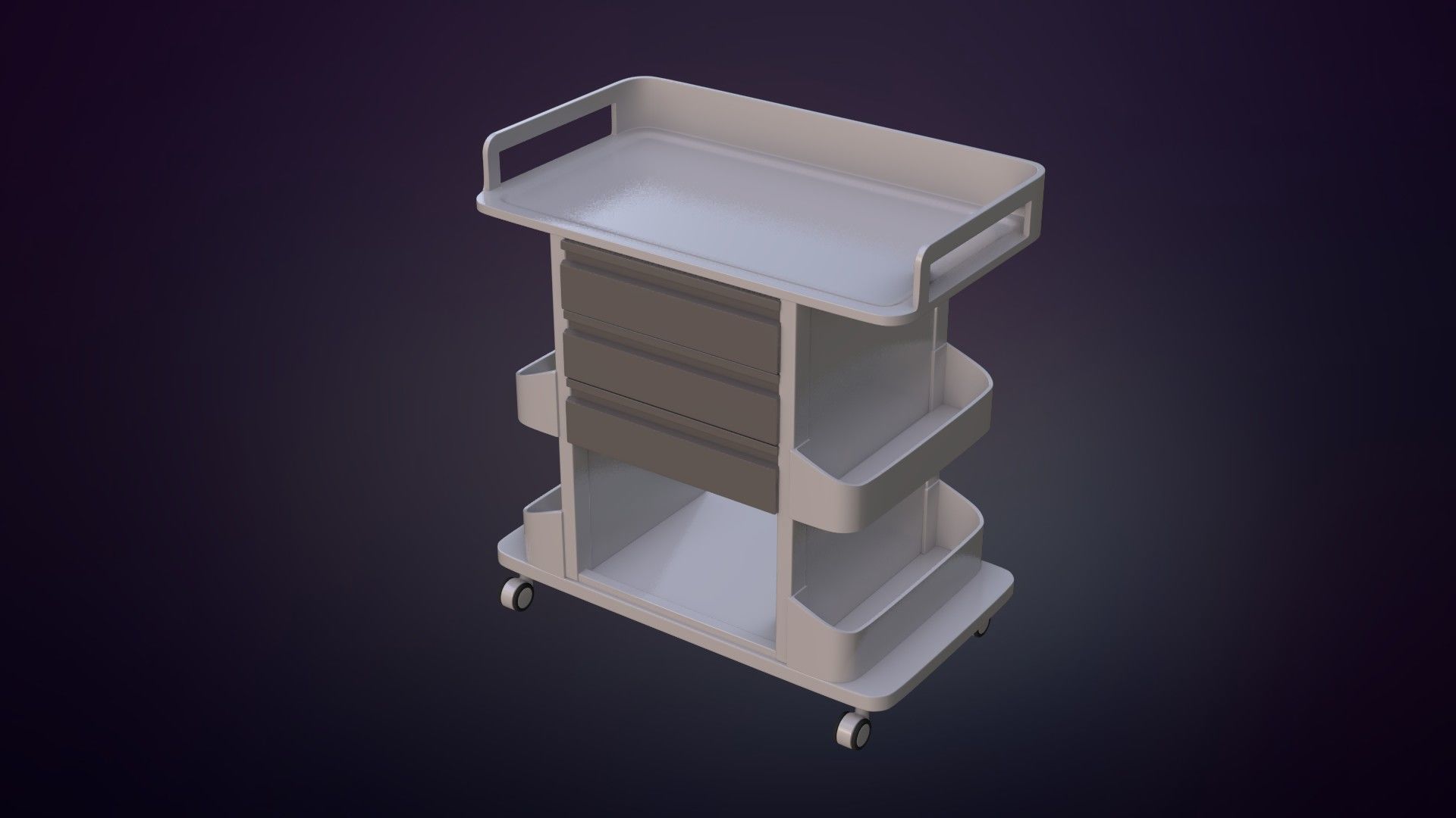 Hospital Set - Medical Equipments 3D model_40