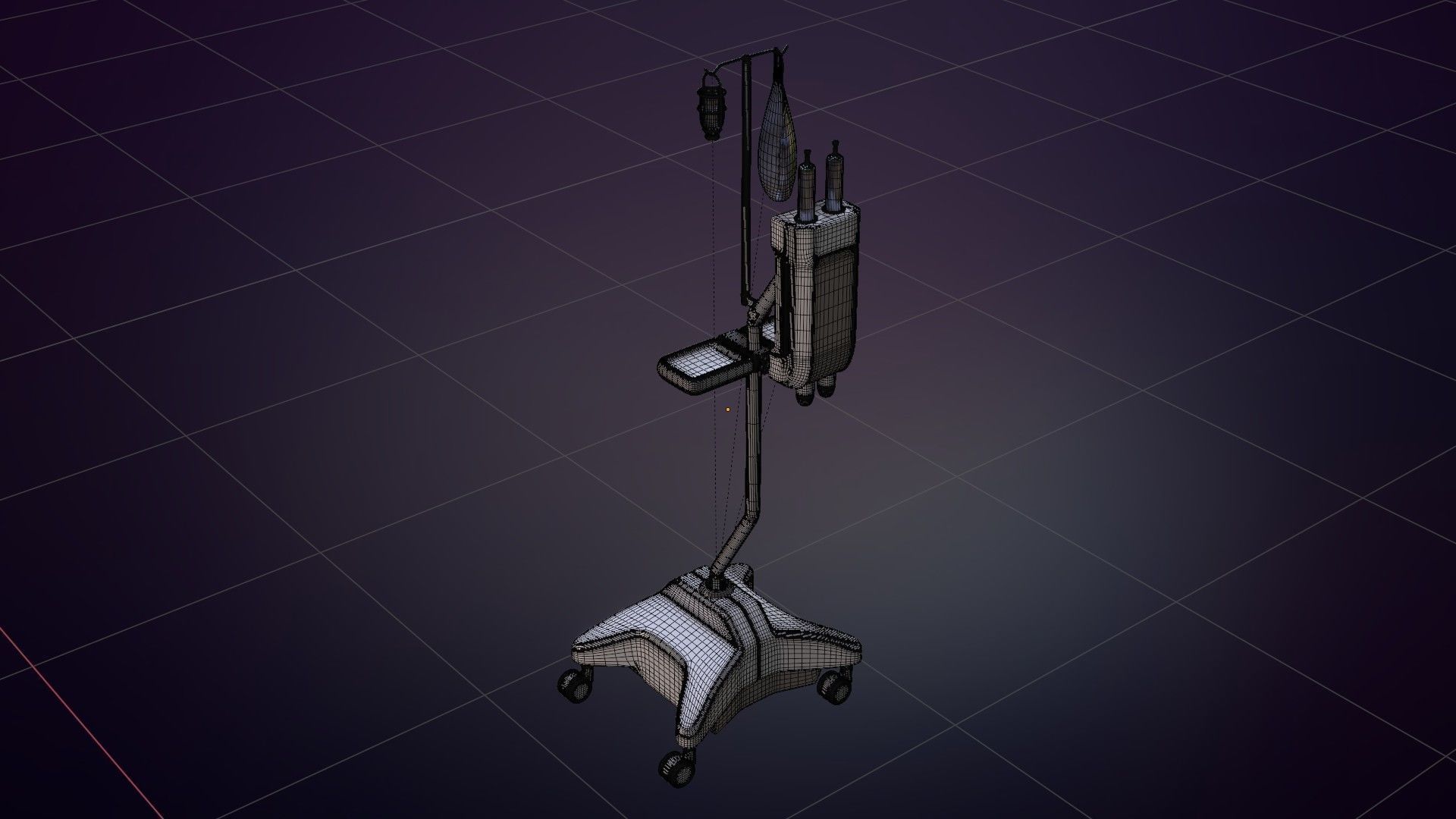 Hospital Set - Medical Equipments 3D model_33