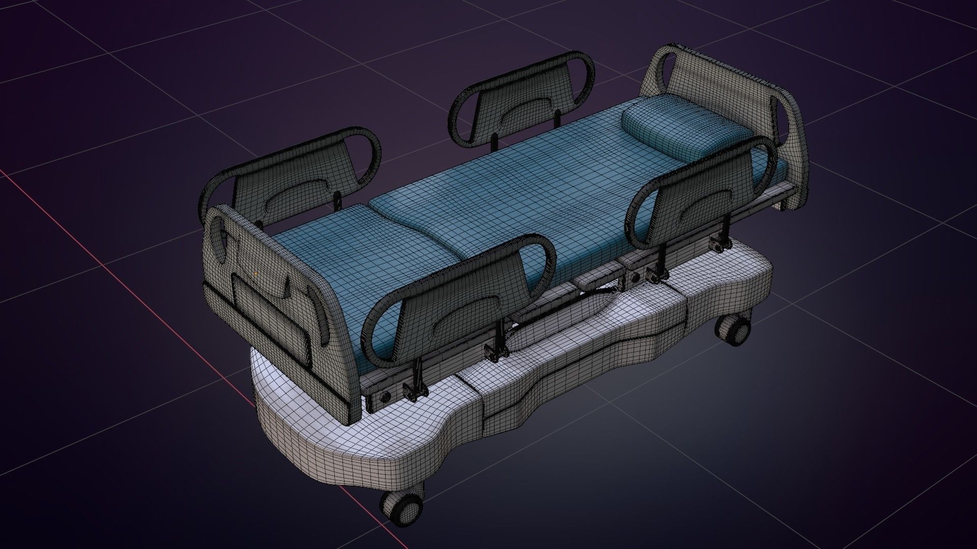 Hospital Set - Medical Equipments 3D model_35