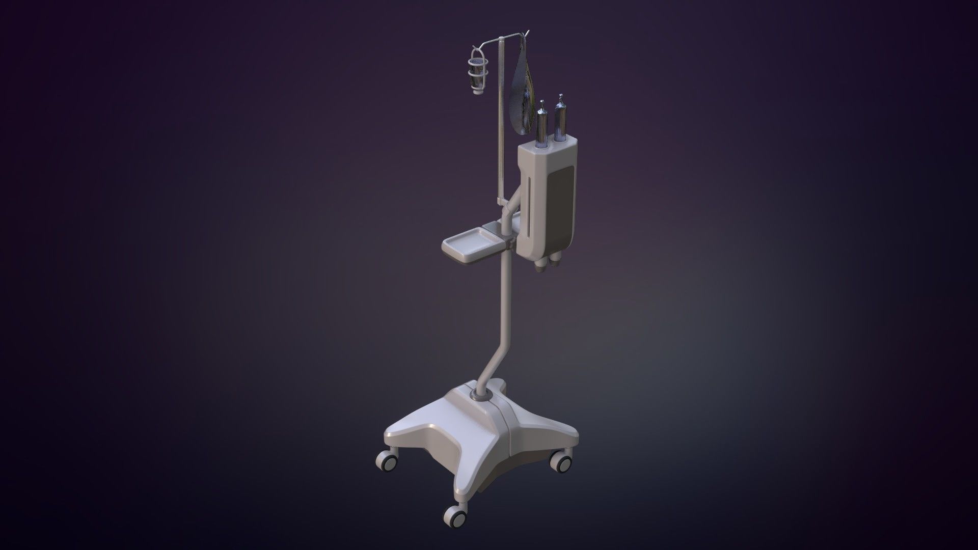 Hospital Set - Medical Equipments 3D model_32