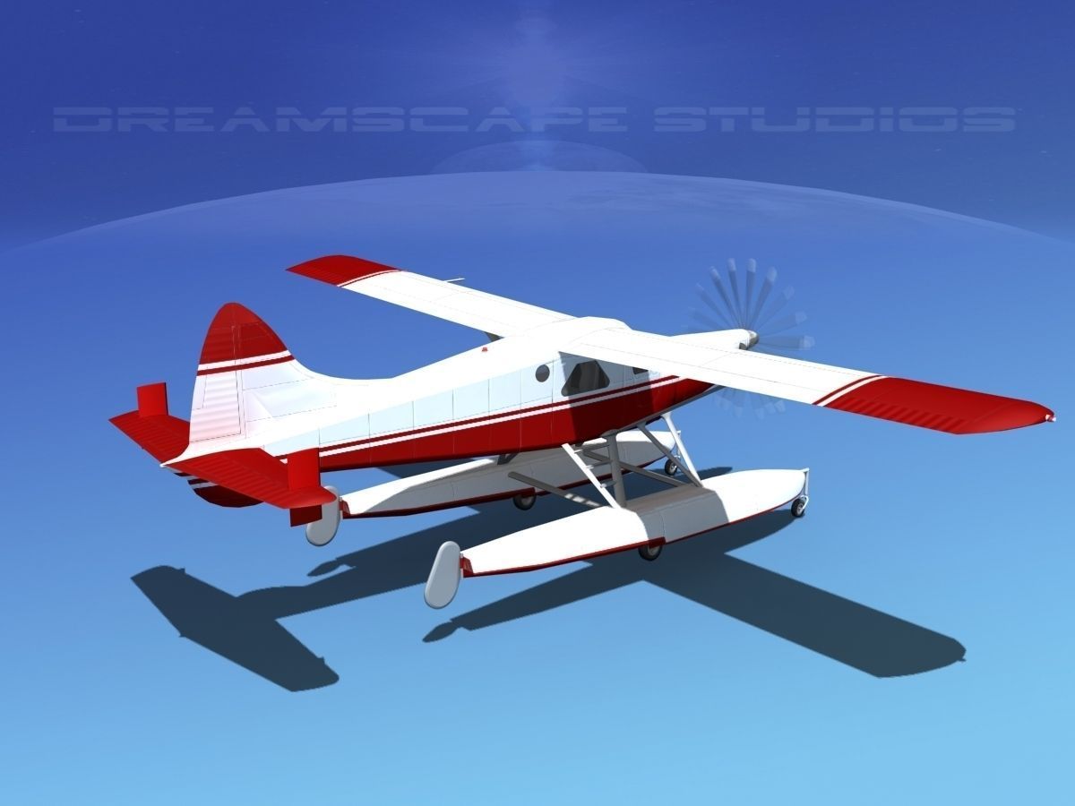 DeHavilland DHC-2 Turbo Beaver  V17 3D model_5