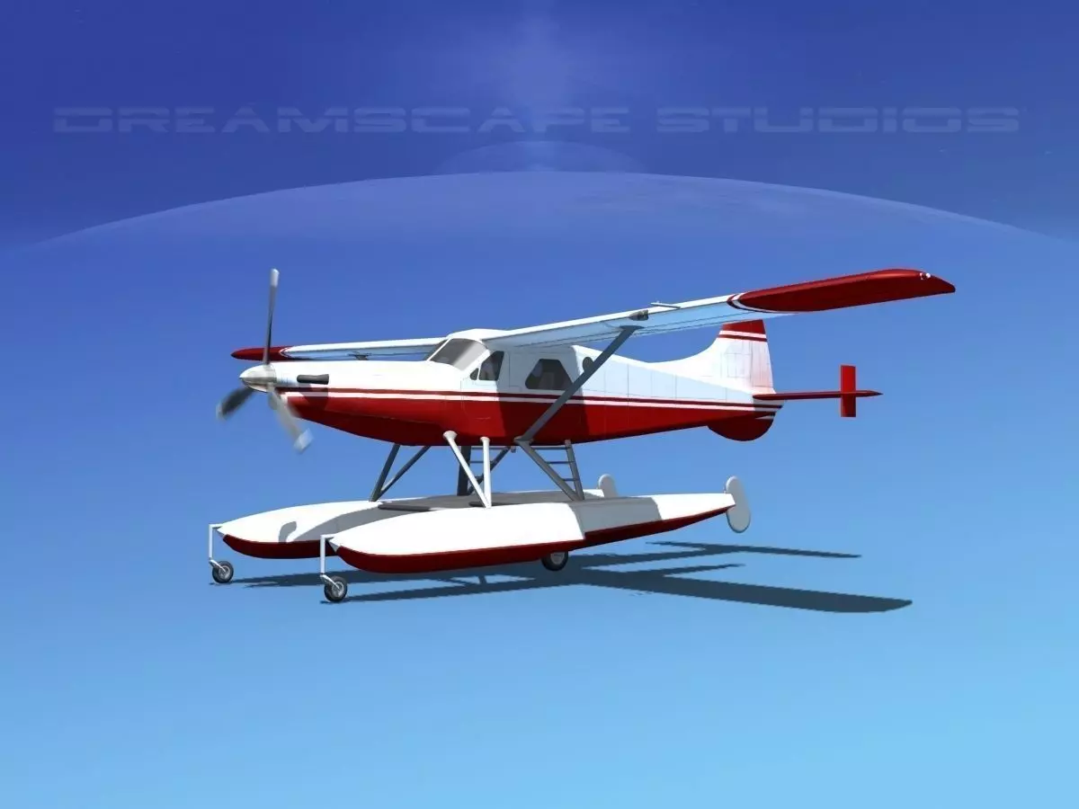 DeHavilland DHC-2 Turbo Beaver  V17 3D model_0