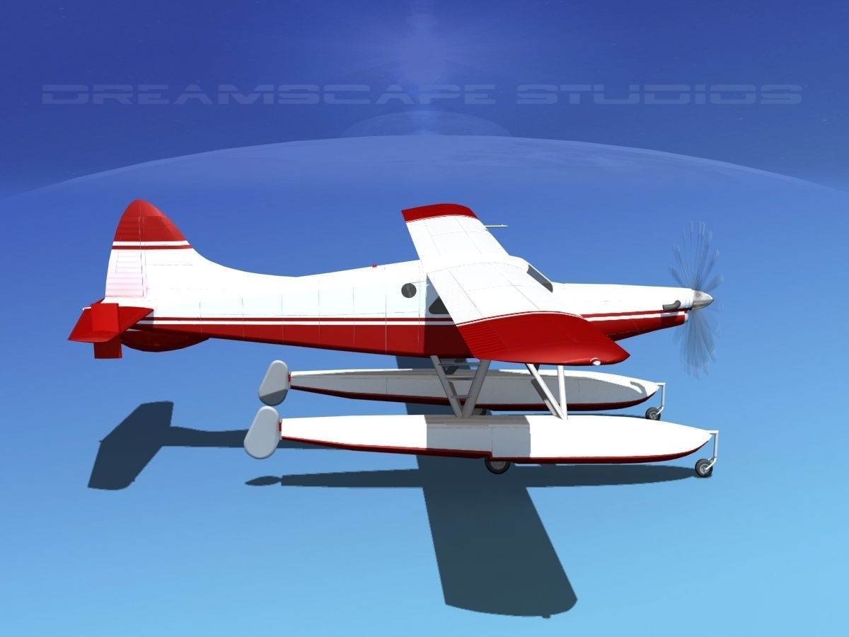 DeHavilland DHC-2 Turbo Beaver  V17 3D model_4