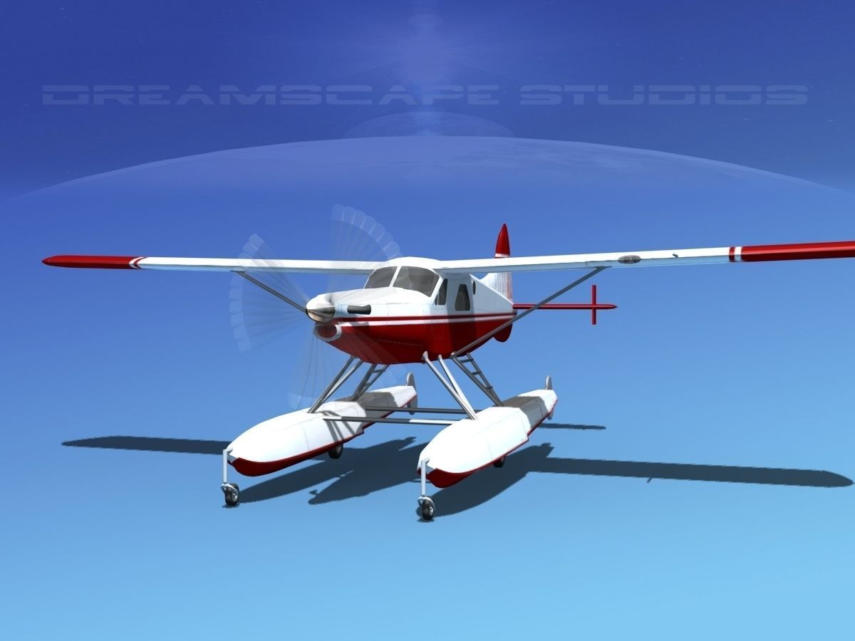 DeHavilland DHC-2 Turbo Beaver  V17 3D model_1