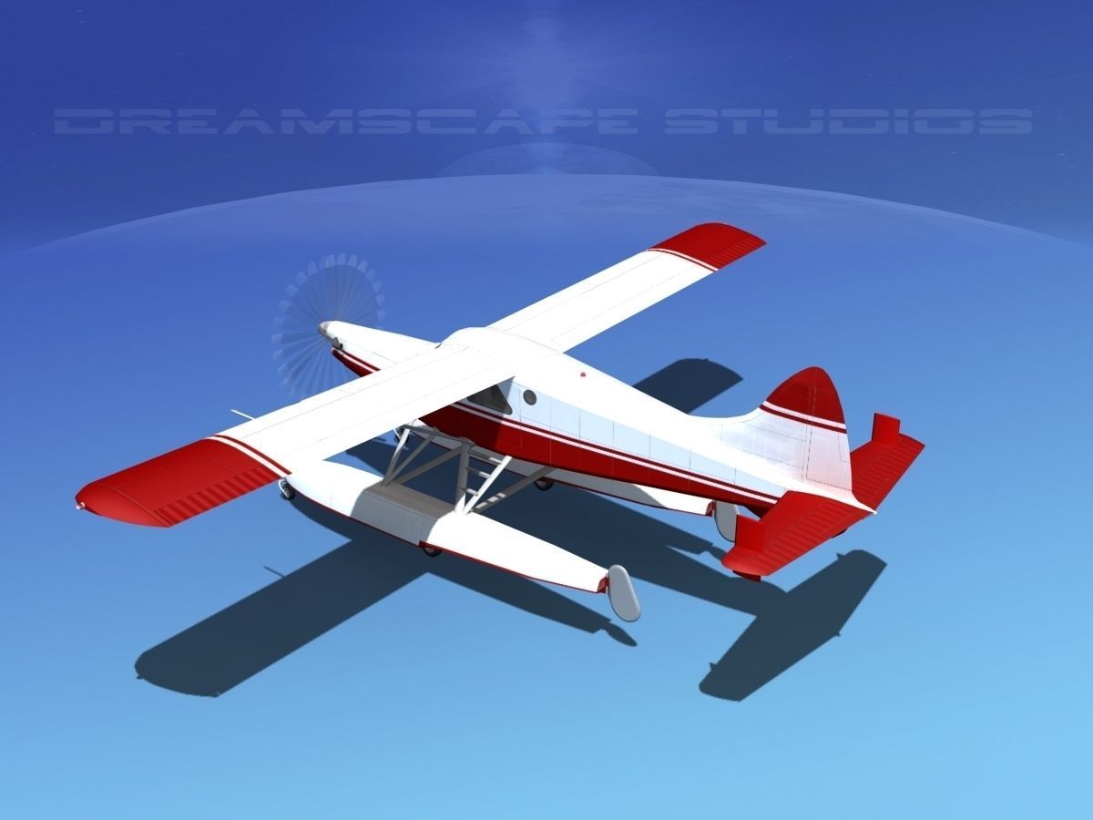 DeHavilland DHC-2 Turbo Beaver  V17 3D model_8