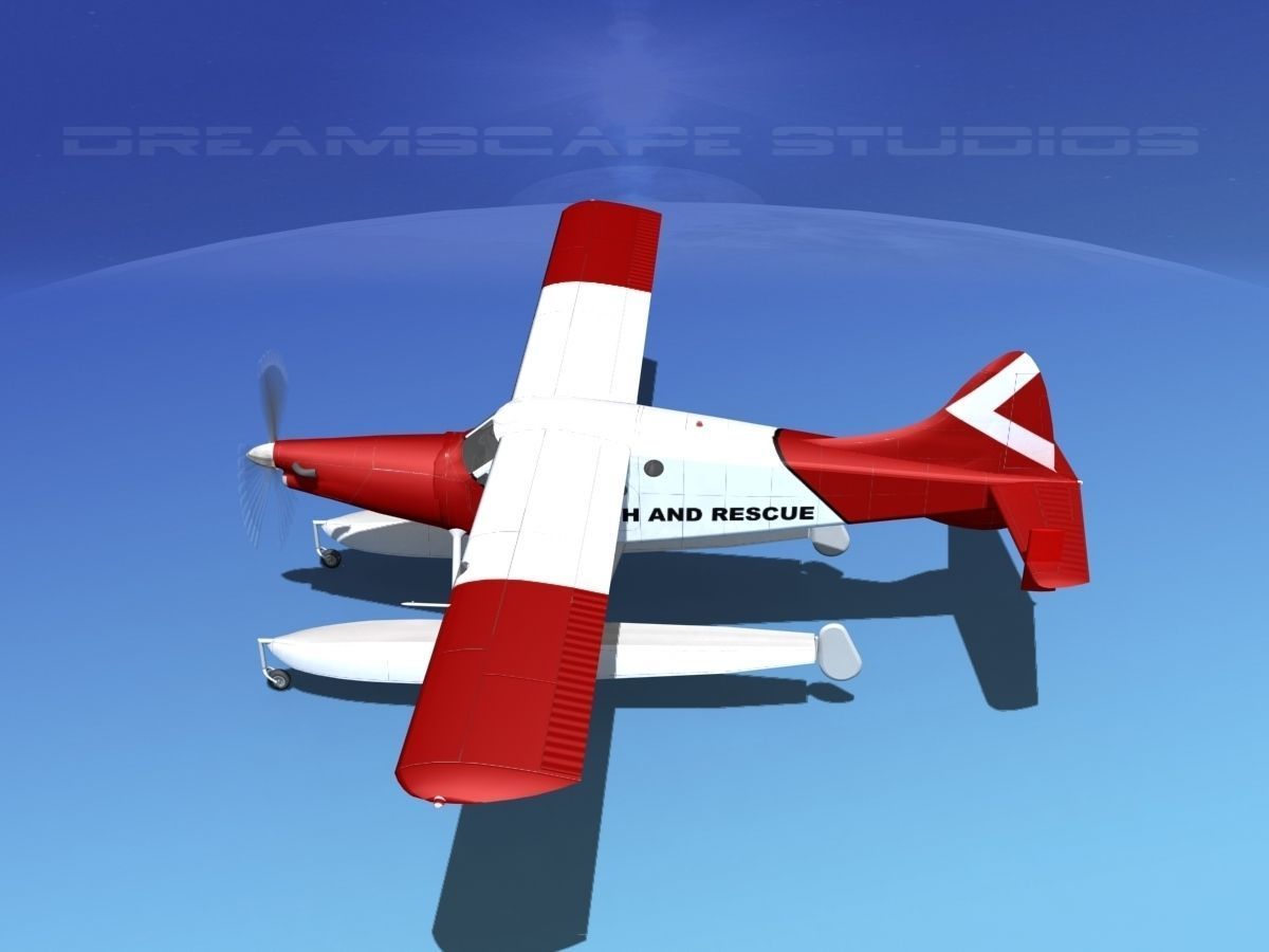 DeHavilland DHC-2 Turbo Beaver V18 3D model_9