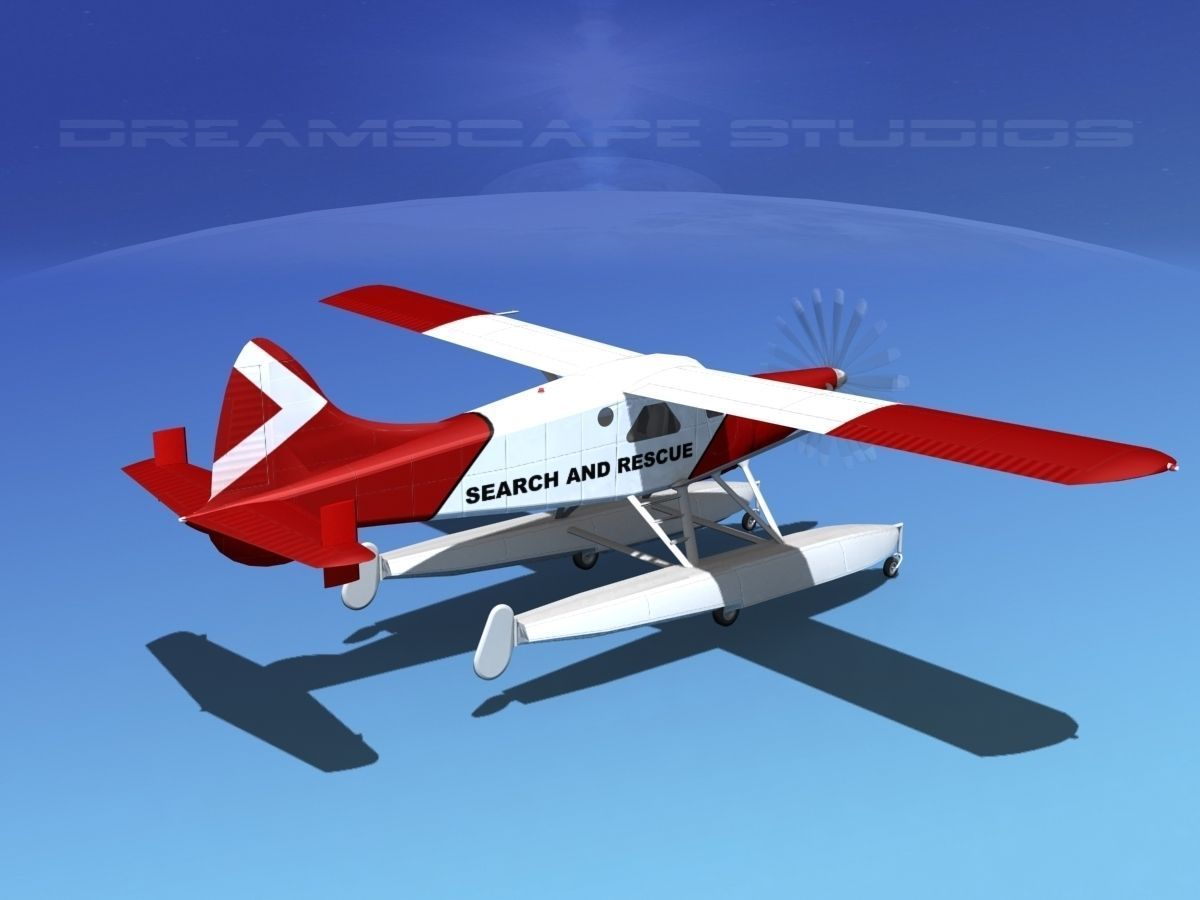 DeHavilland DHC-2 Turbo Beaver V18 3D model_5