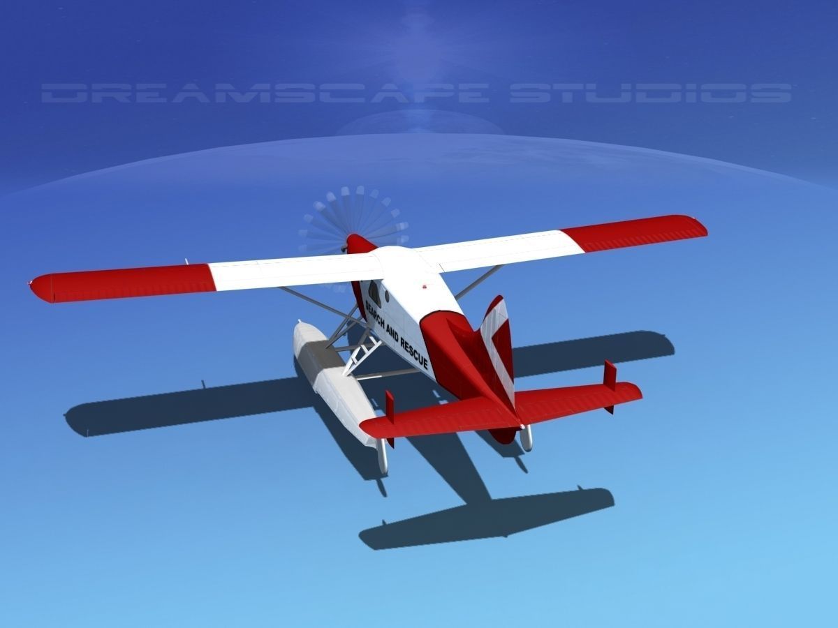 DeHavilland DHC-2 Turbo Beaver V18 3D model_7