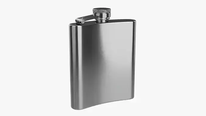 Liquor flask stainless steel 05