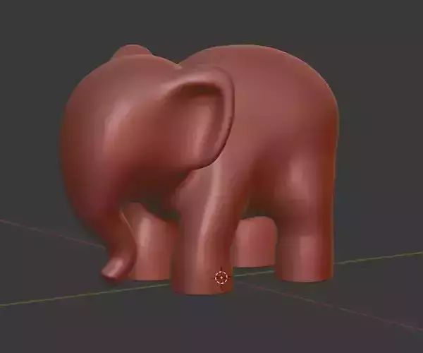 elephant for 3D printing