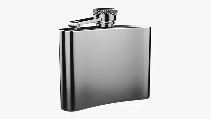 Liquor flask stainless steel 06