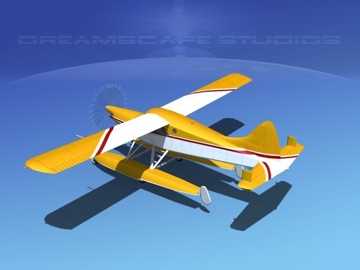 DeHavilland DHC-2 Turbo Beaver V19 3D model_8
