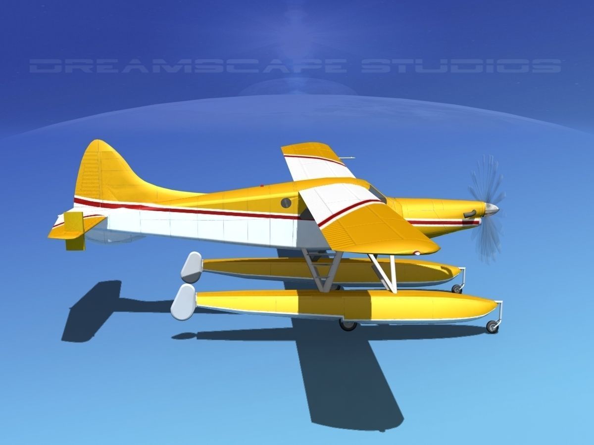 DeHavilland DHC-2 Turbo Beaver V19 3D model_4