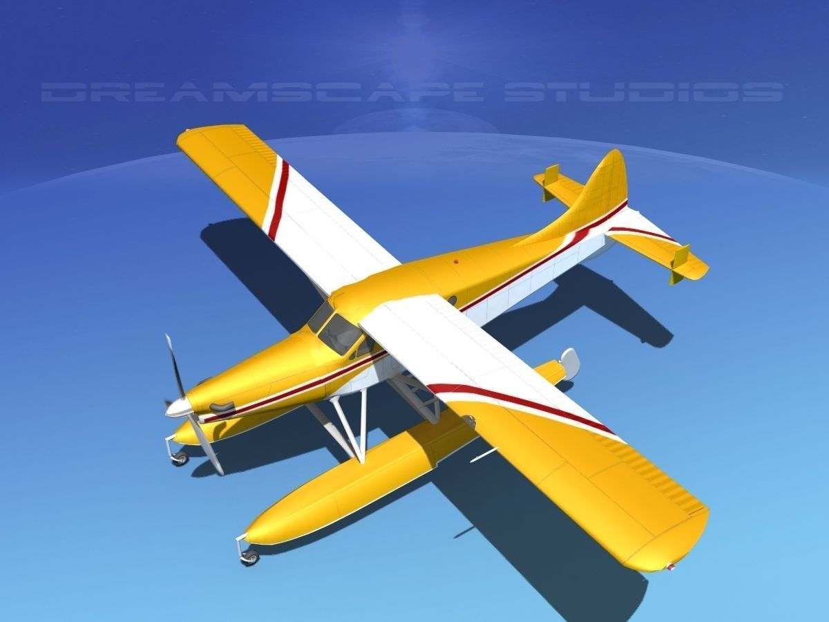 DeHavilland DHC-2 Turbo Beaver V19 3D model_10