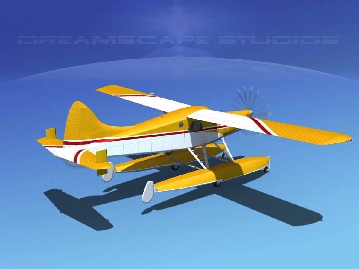 DeHavilland DHC-2 Turbo Beaver V19 3D model_5