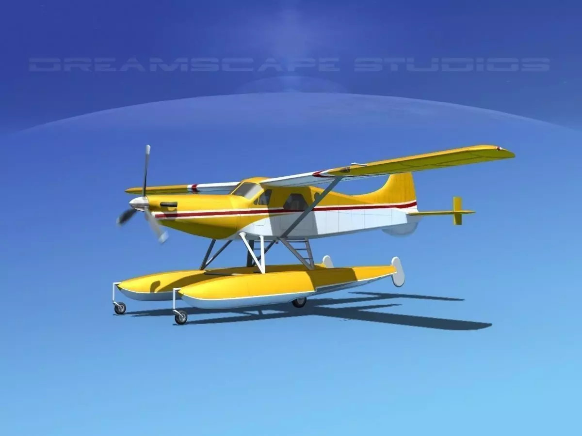 DeHavilland DHC-2 Turbo Beaver V19 3D model_0