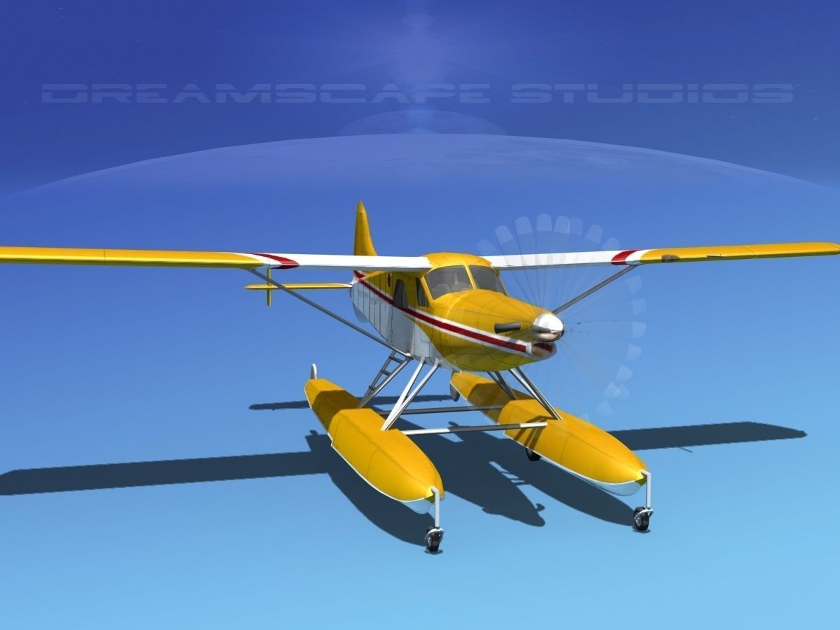 DeHavilland DHC-2 Turbo Beaver V19 3D model_2