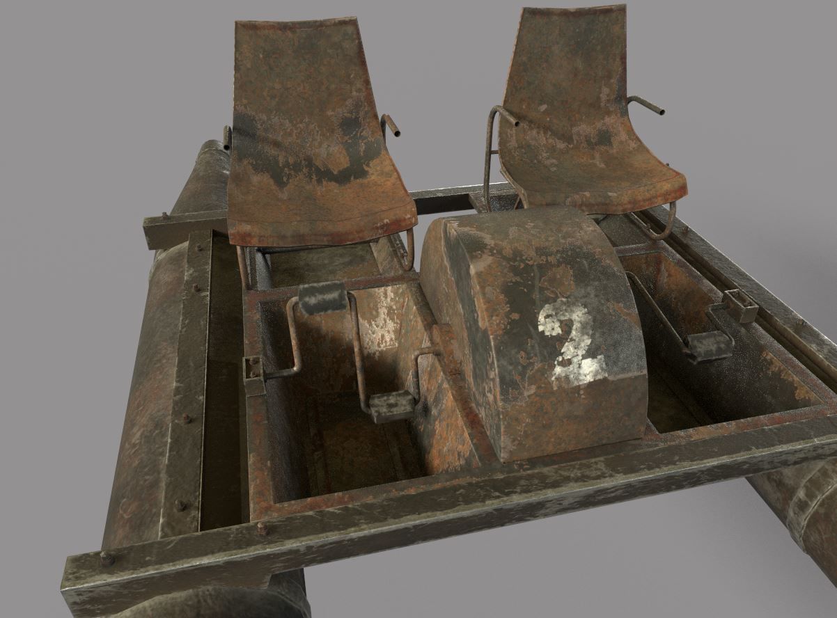 Rusty Waterbike no 2 3D model_4