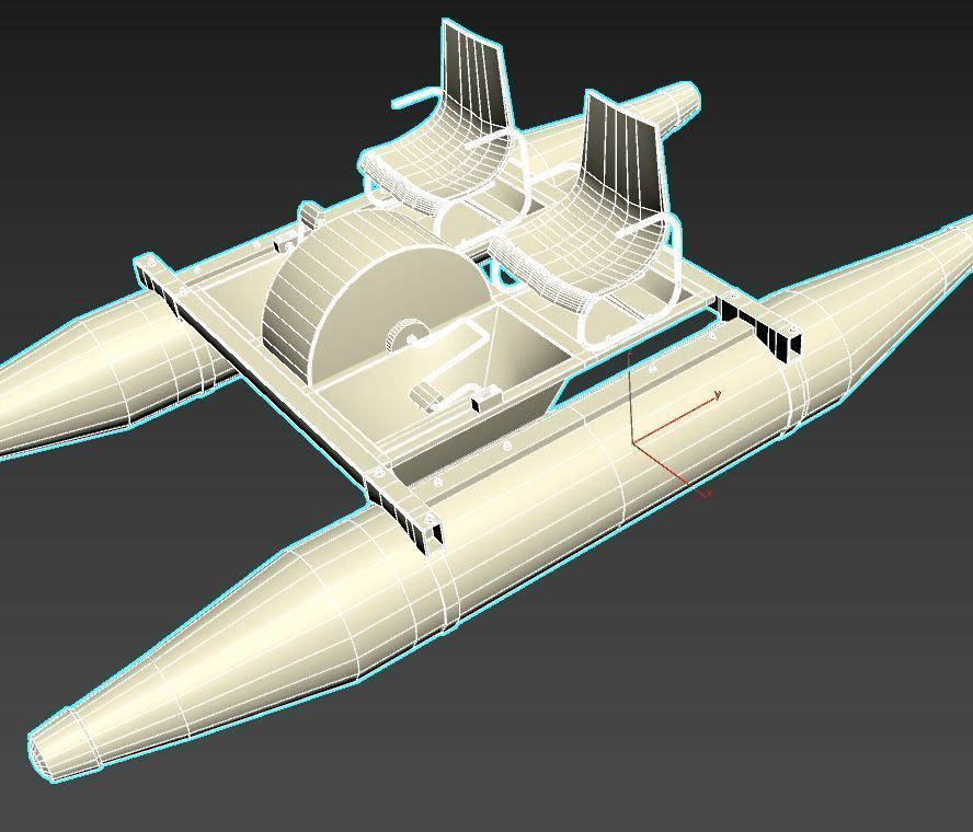 Rusty Waterbike no 2 3D model_13