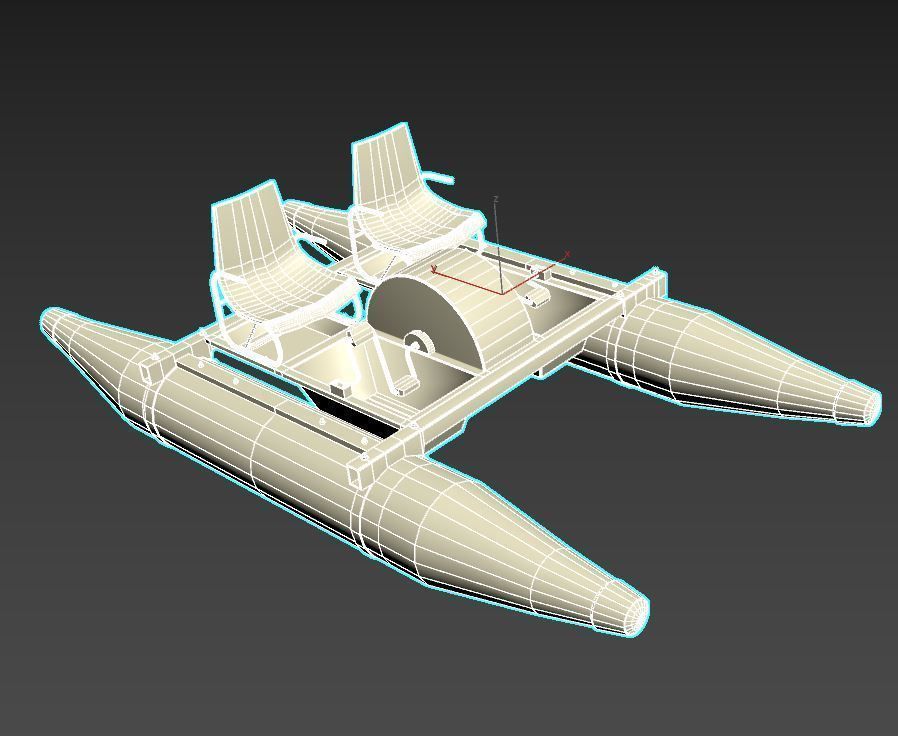 Rusty Waterbike no 2 3D model_11