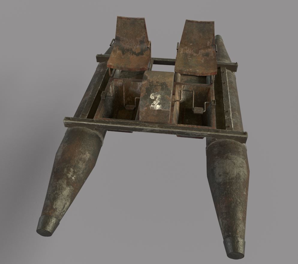 Rusty Waterbike no 2 3D model_3