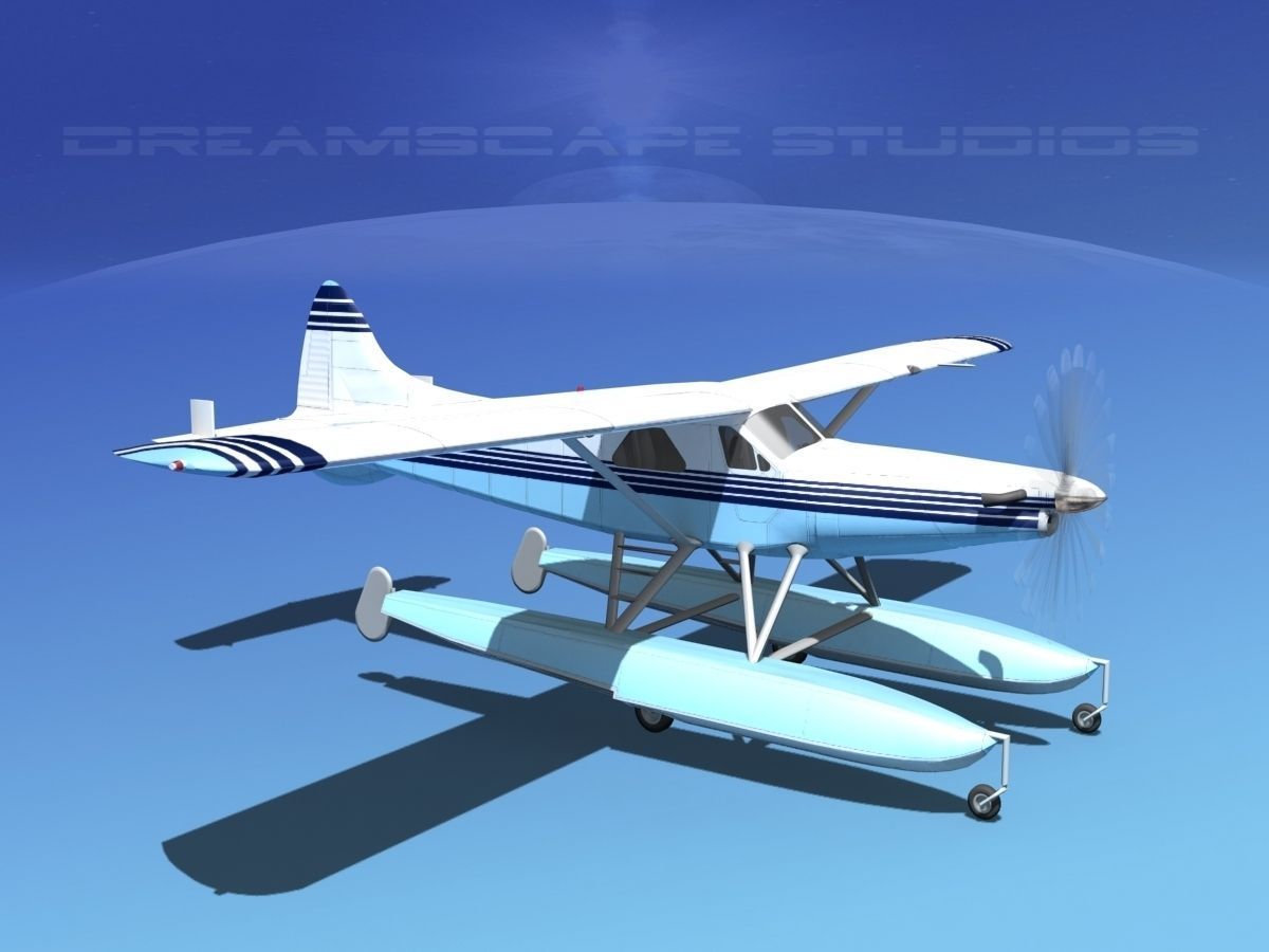 DeHavilland DHC-2 Turbo Beaver V20 3D model_3