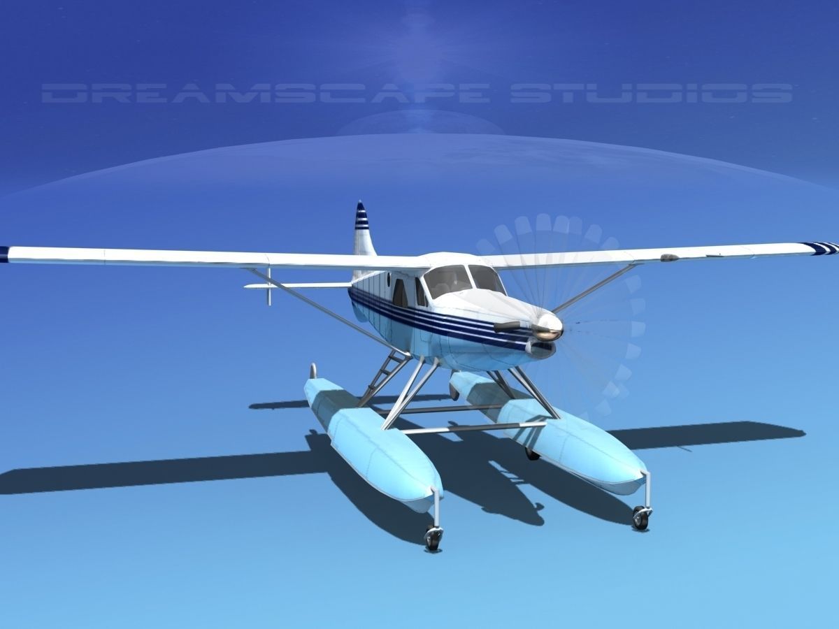 DeHavilland DHC-2 Turbo Beaver V20 3D model_2