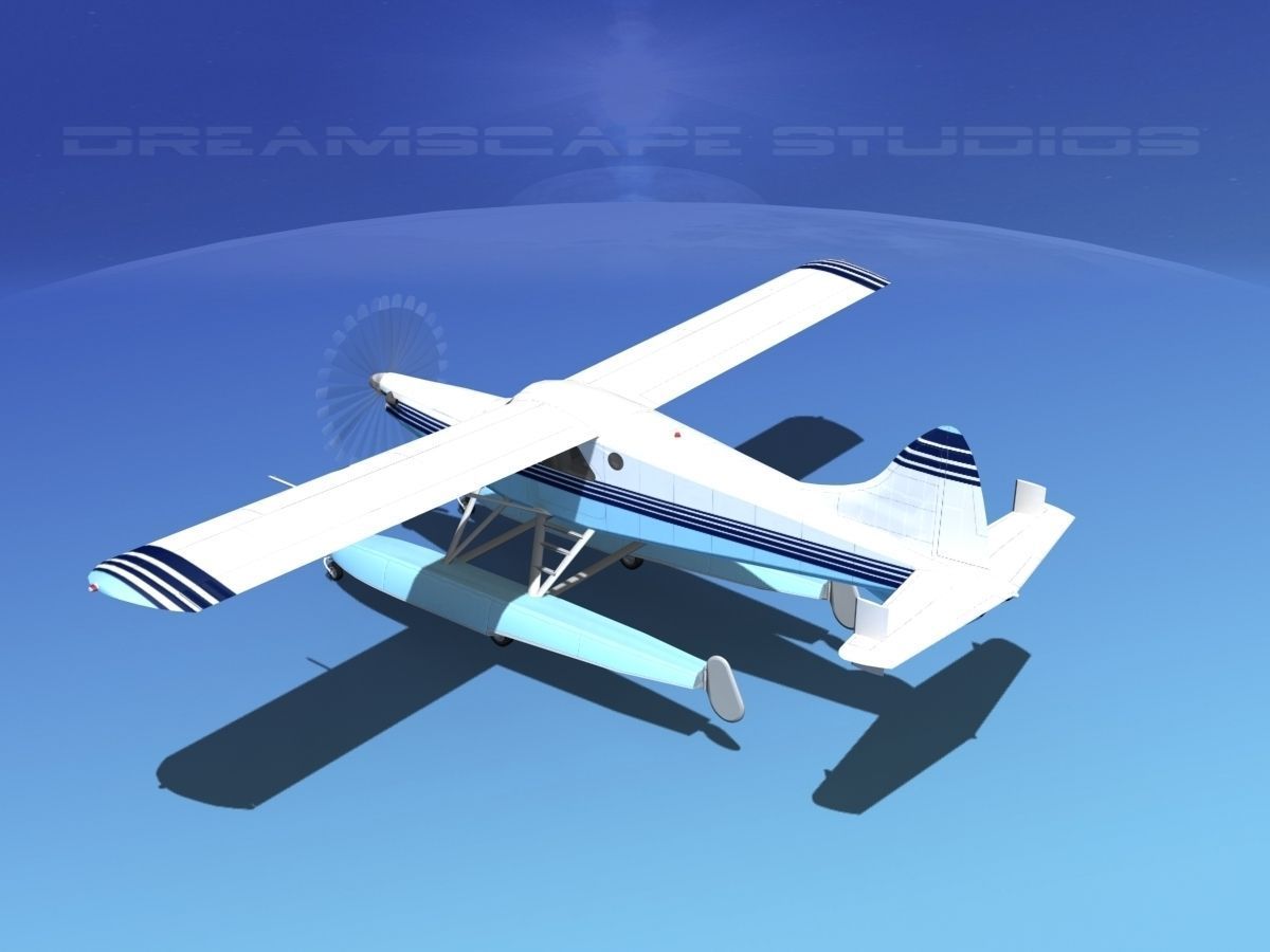 DeHavilland DHC-2 Turbo Beaver V20 3D model_8