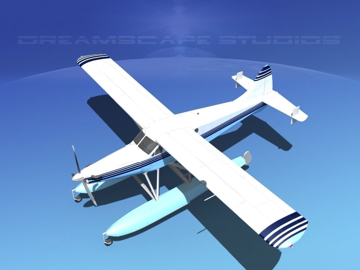 DeHavilland DHC-2 Turbo Beaver V20 3D model_10