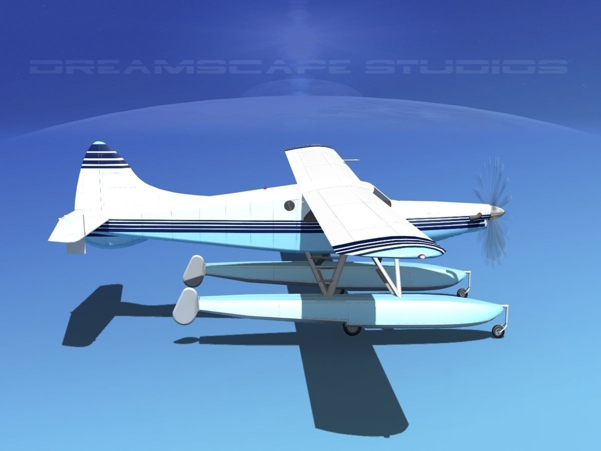 DeHavilland DHC-2 Turbo Beaver V20 3D model_4