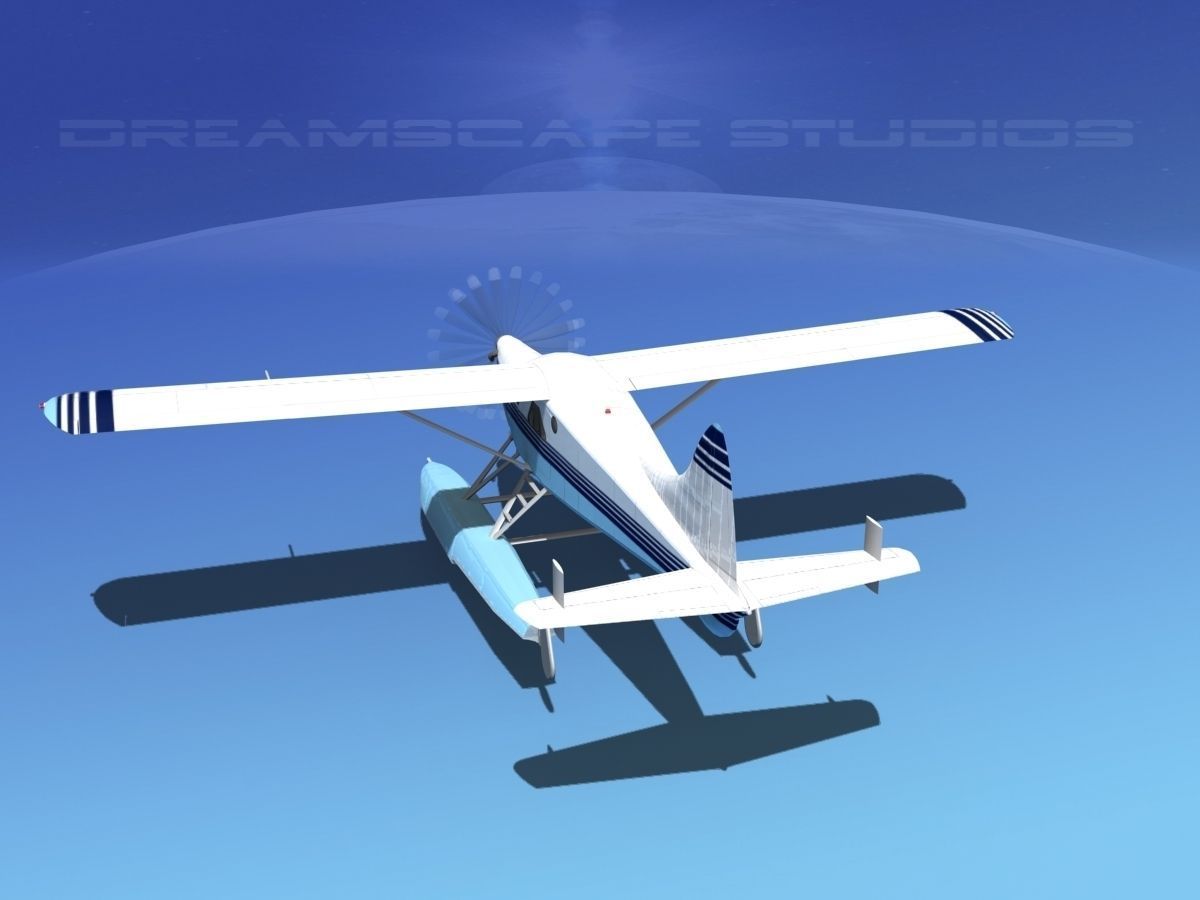 DeHavilland DHC-2 Turbo Beaver V20 3D model_7