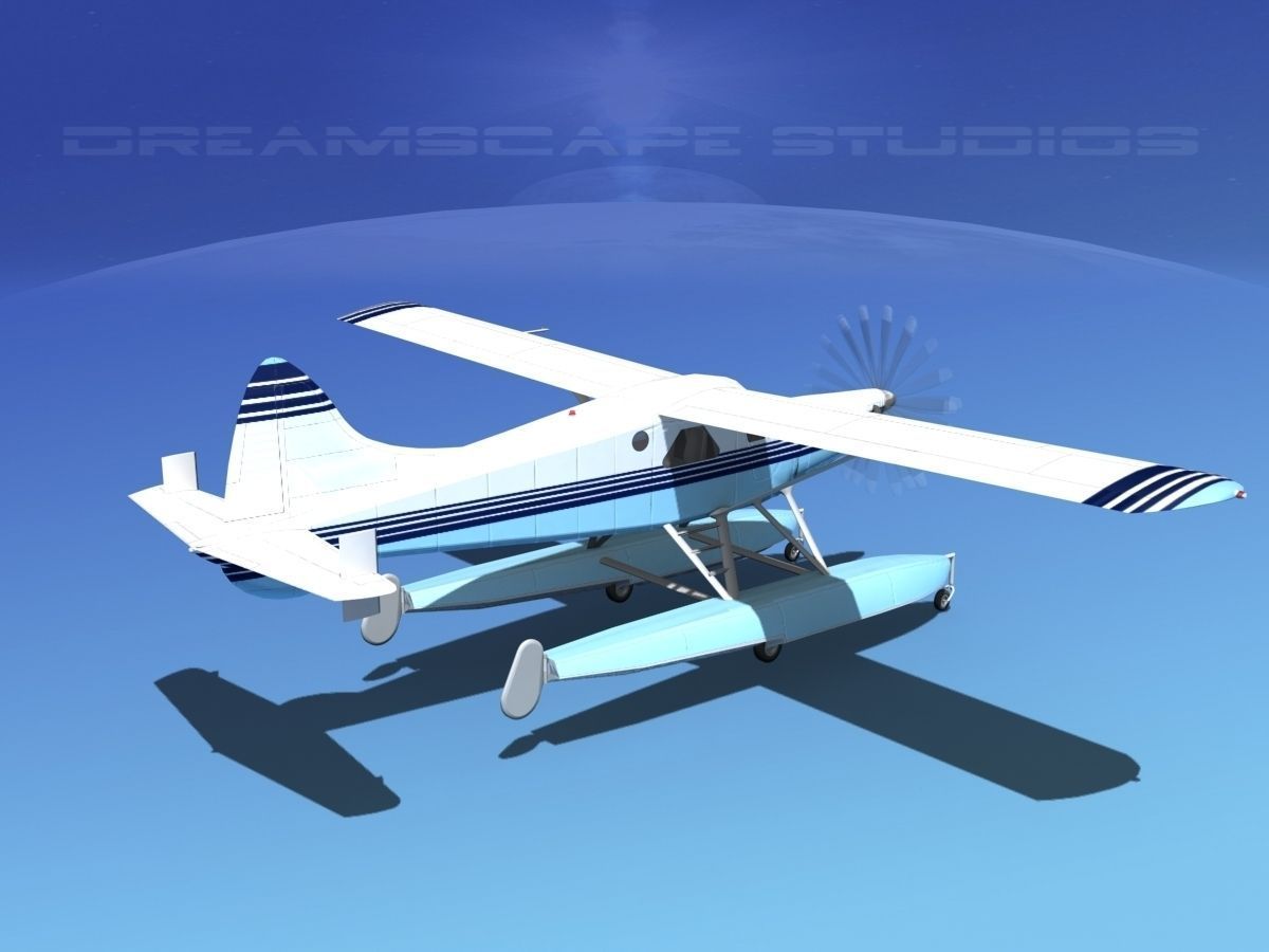 DeHavilland DHC-2 Turbo Beaver V20 3D model_5