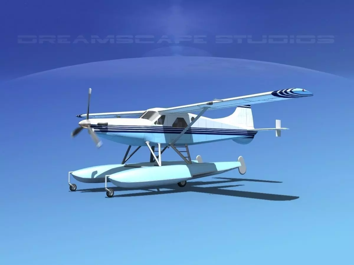 DeHavilland DHC-2 Turbo Beaver V20 3D model_0