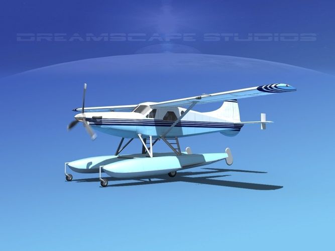 DeHavilland DHC-2 Turbo Beaver V20 3D model