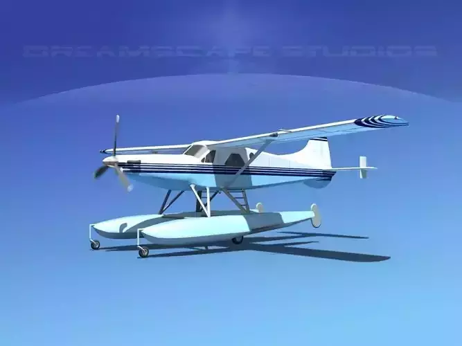 DeHavilland DHC-2 Turbo Beaver V20 3D model