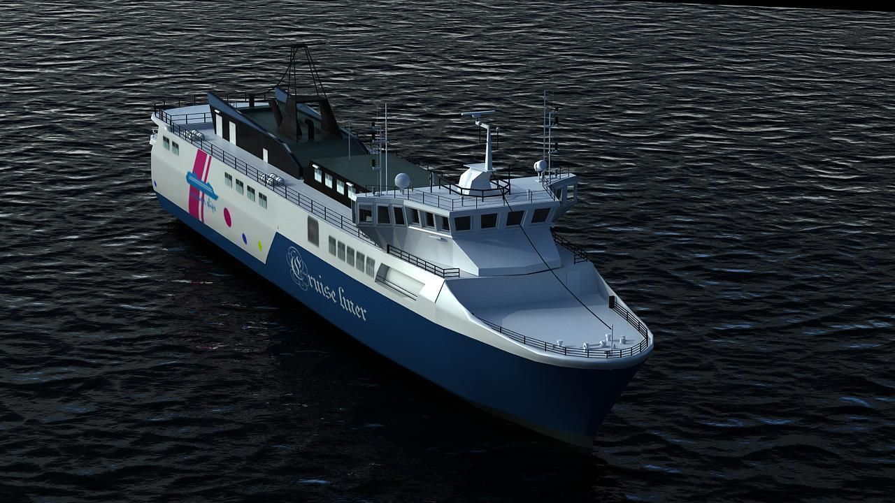 ship liner 3D model_4