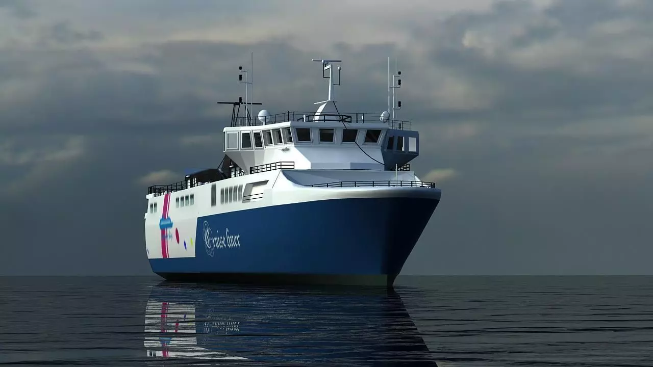 ship liner 3D model_0