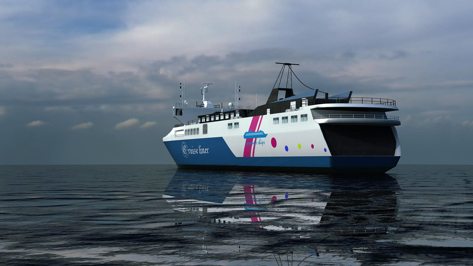 ship liner 3D model_11