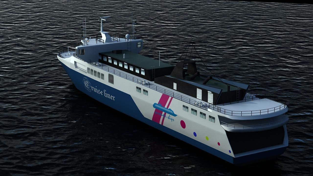 ship liner 3D model_3