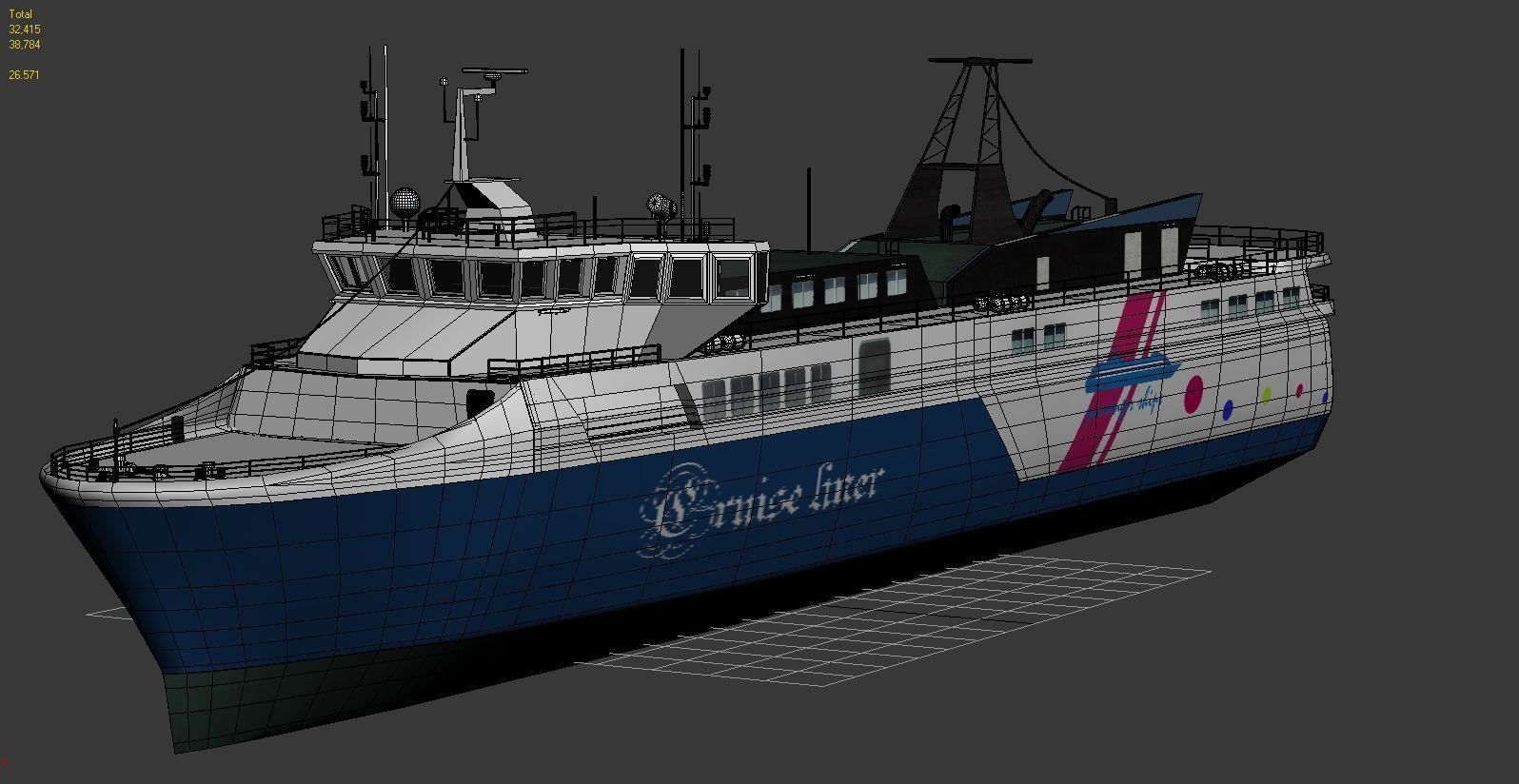 ship liner 3D model_5