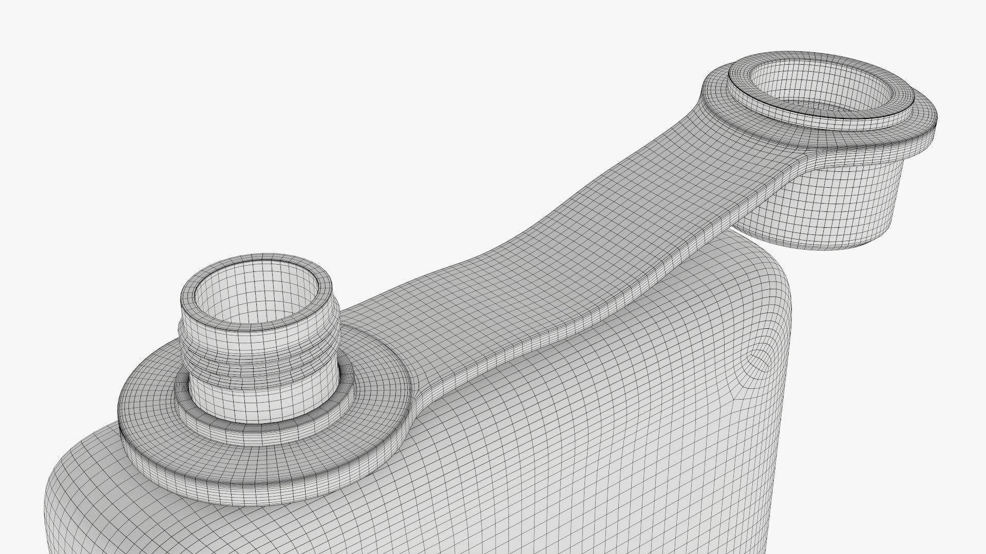 Liquor flask stainless steel 08 open 3D model_8