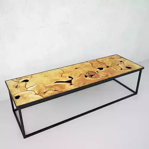Teak Root Block Coffee Table