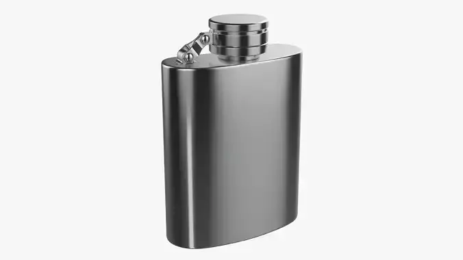 Liquor flask stainless steel 09
