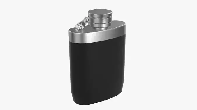 Liquor flask stainless steel plastic wrap