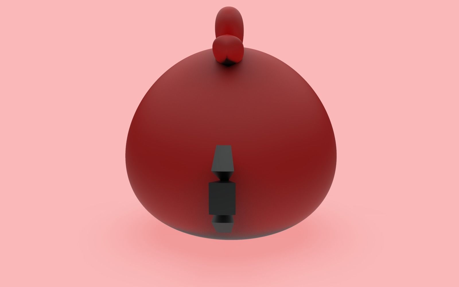 Red Angry Bird 3D print model_9